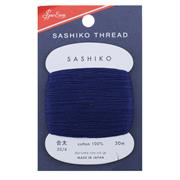 Sashiko 20/6 Cotton Embroidery Thread, 40m, 215 Navy